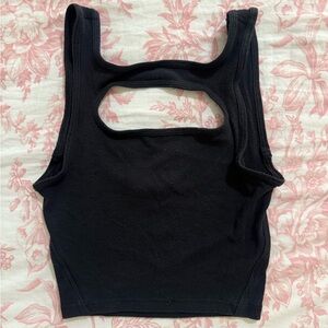 lululemon athletica Black Crop Top
